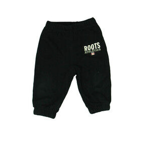 Roots Kids Boys Black Casual Pants size: 6-12 Months